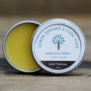 Jasmine Bergamot & Ylang Ylang Solid Perfume