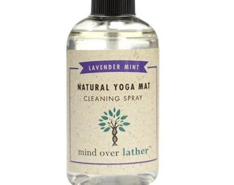 Lavender Mint Natural Yoga Mat Cleaner, 8oz