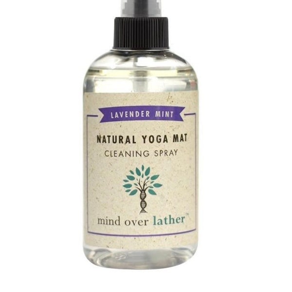 Lavender Mint Natural Yoga Mat Cleaner, 8oz
