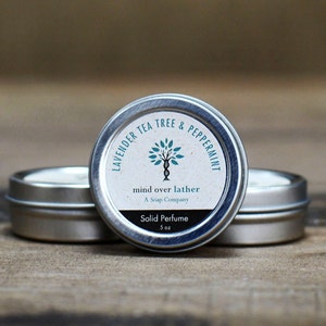 Lavender Tea Tree and Peppermint Solid Perfume