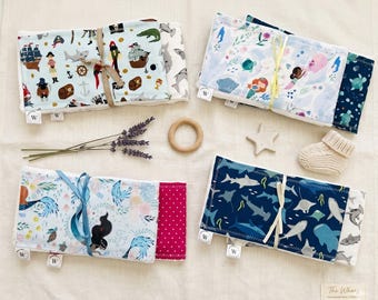 Nautical Baby Burp Cloth Personalized Gift Set-Choose 2