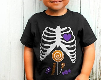 SpiritForged Apparel Skeleton Peace Hand Toddler T-Shirt