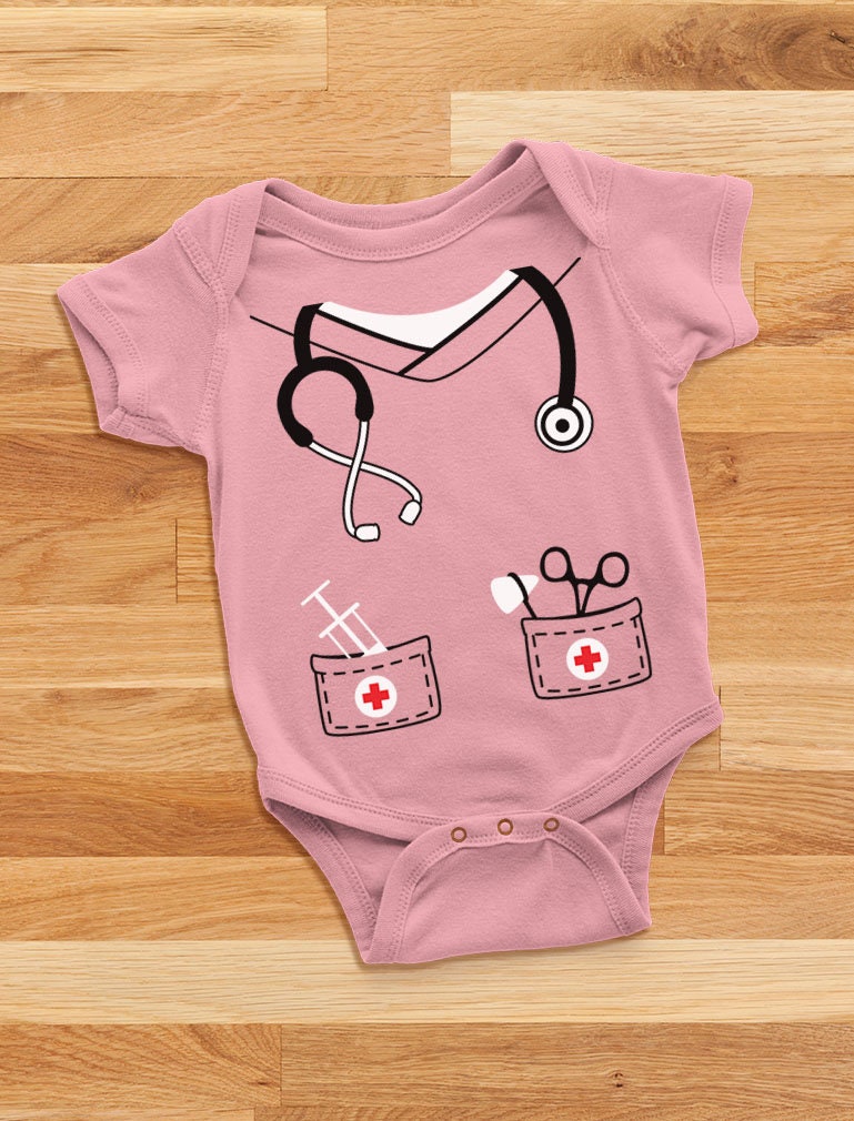 Infant Doctor Physician Nurse Costume Halloween Cute Baby Etsy