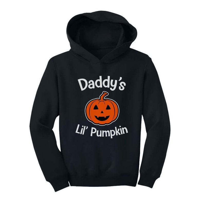 Daddy/'s Lil/' Pumpkin Cute Halloween Jack O/' Lantern Toddler Hoodie