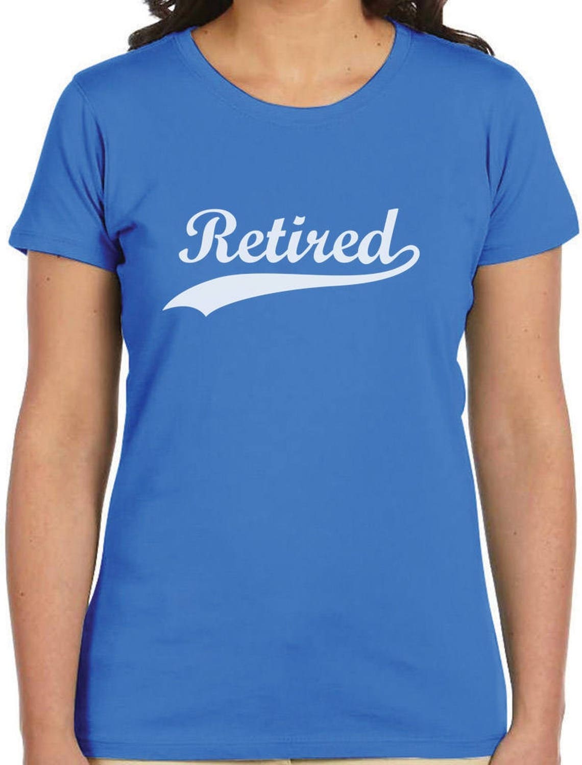 Retired Cool Retirement Gift Idea Women T-Shirt | Etsy