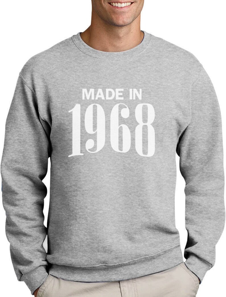 Made In 1968 Sweatshirt 51st Birthday Gift Idea