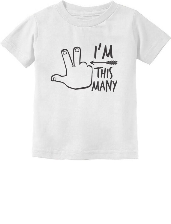 I/'m This Many Three Finger Birthday T-Shirt For Boys 3rd Third Birthday Tee 3
