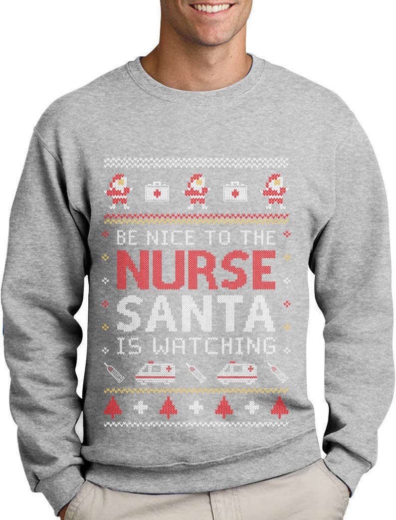 Nurse Ugly Christmas sweater Funny Xmas Gift for Nurses Sweatshirt