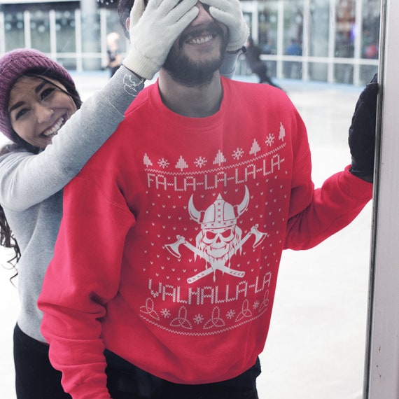 Valahalla Mythology Viking Nordic God Ugly Christmas Sweater Sweatshirt Valahalla Mythology Viking Nordic God Ugly Christmas Sweater Sweatshirt
