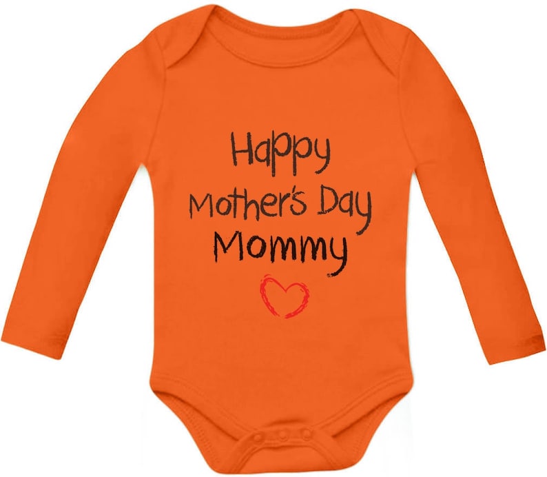 Happy Mother/'s Day Mommy Baby Long Sleeve Bodysuit