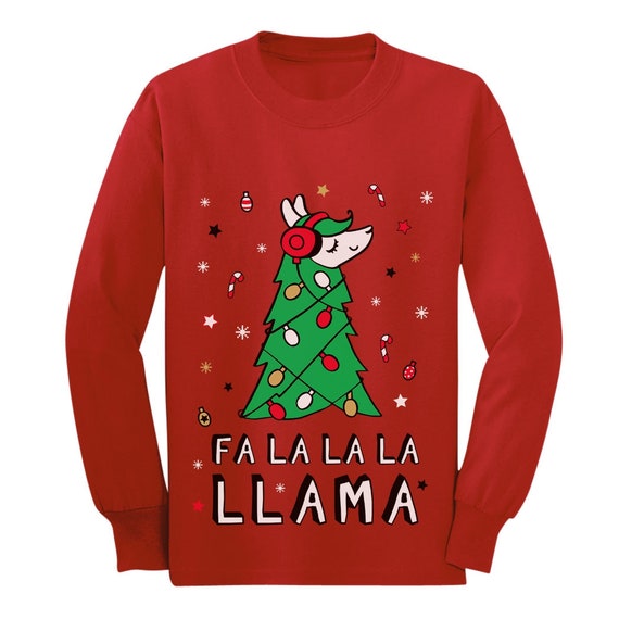 fa la la llama sweatshirt