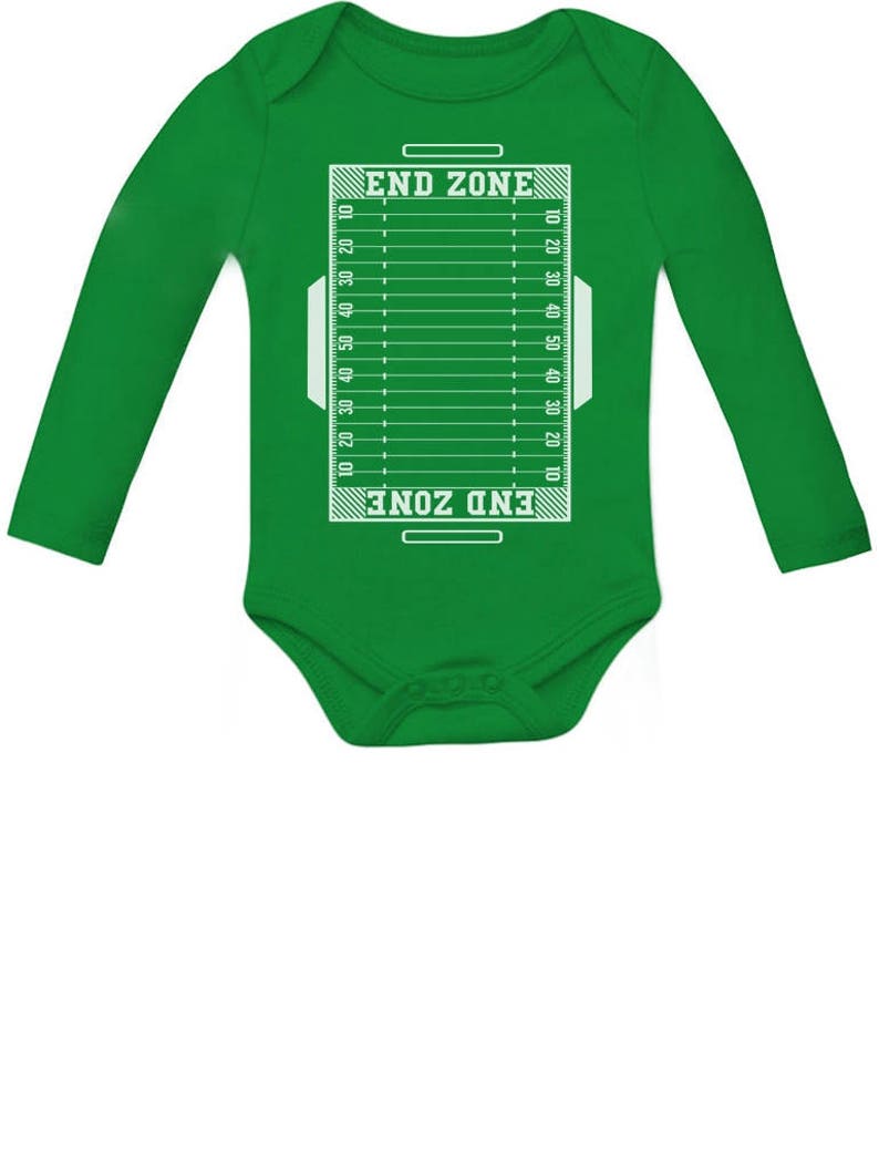 Game Day Football Fans Gift Touchdown Football Party Baby Long Sleeve Bodysuit
