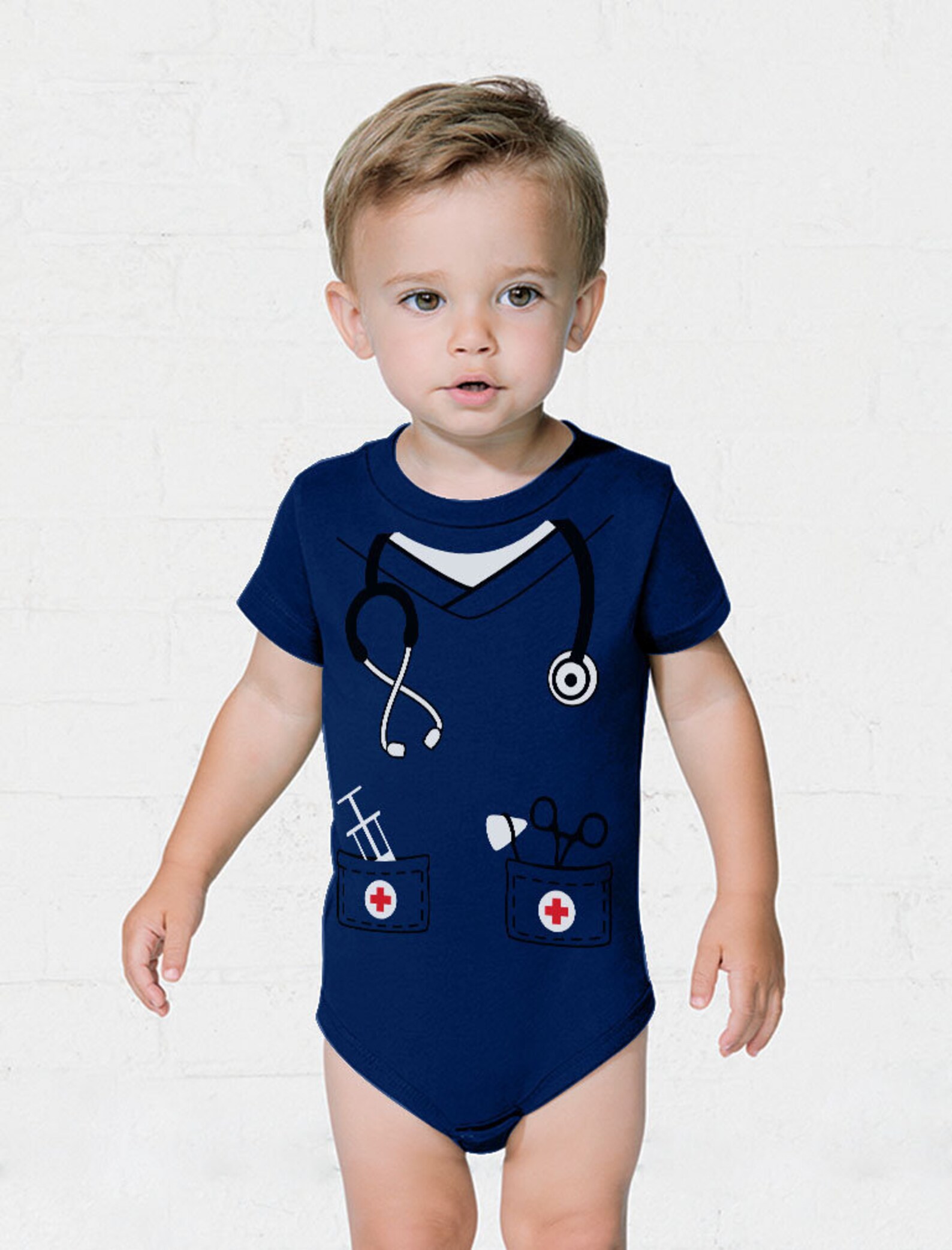 Infant Doctor Physician Nurse Costume Halloween Cute Baby Etsy