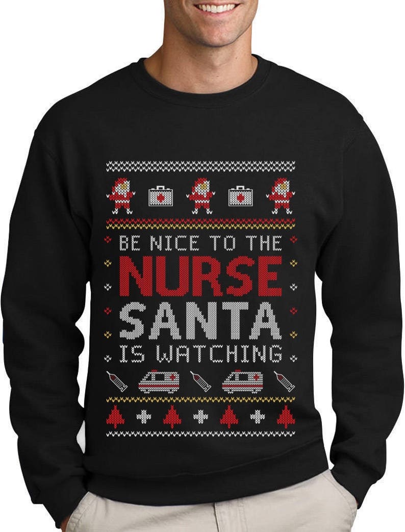 Nurse Ugly Christmas sweater Funny Xmas Gift for Nurses Sweatshirt