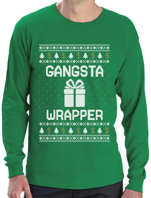 gangsta wrapper sweater