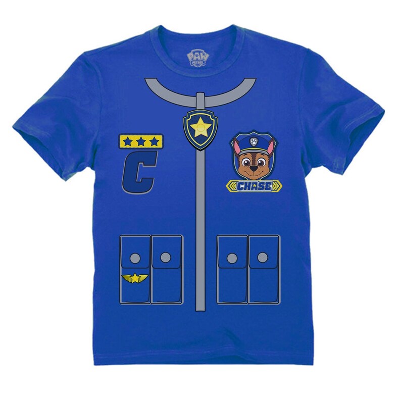 Paw Patrol Chase uniform Halloween Nickelodeon shirt peuter | Etsy