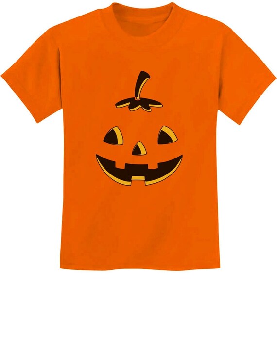 Youth Jack O/' Halloween Pumpkin T shirts Kids Tees Tops Pumpkin Tee