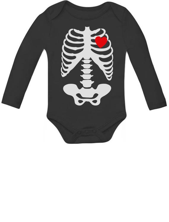 skeleton baby grow