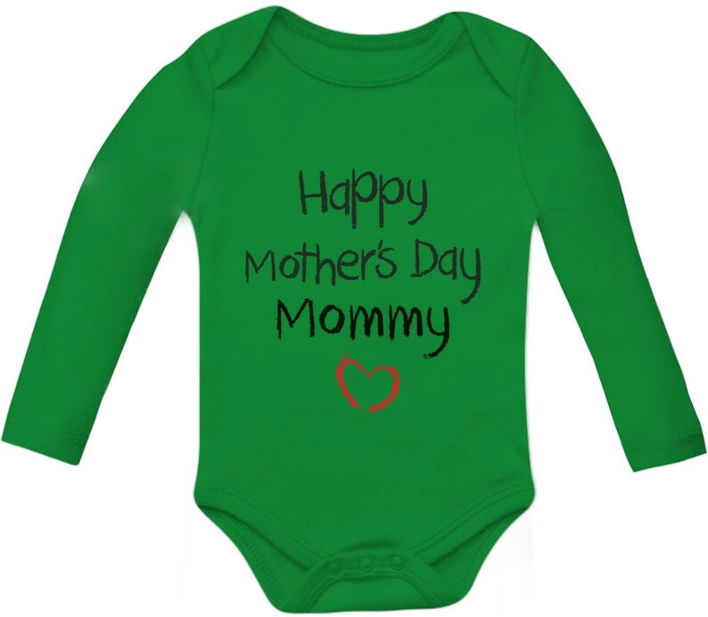 Happy Mother/'s Day Mommy Baby Long Sleeve Bodysuit