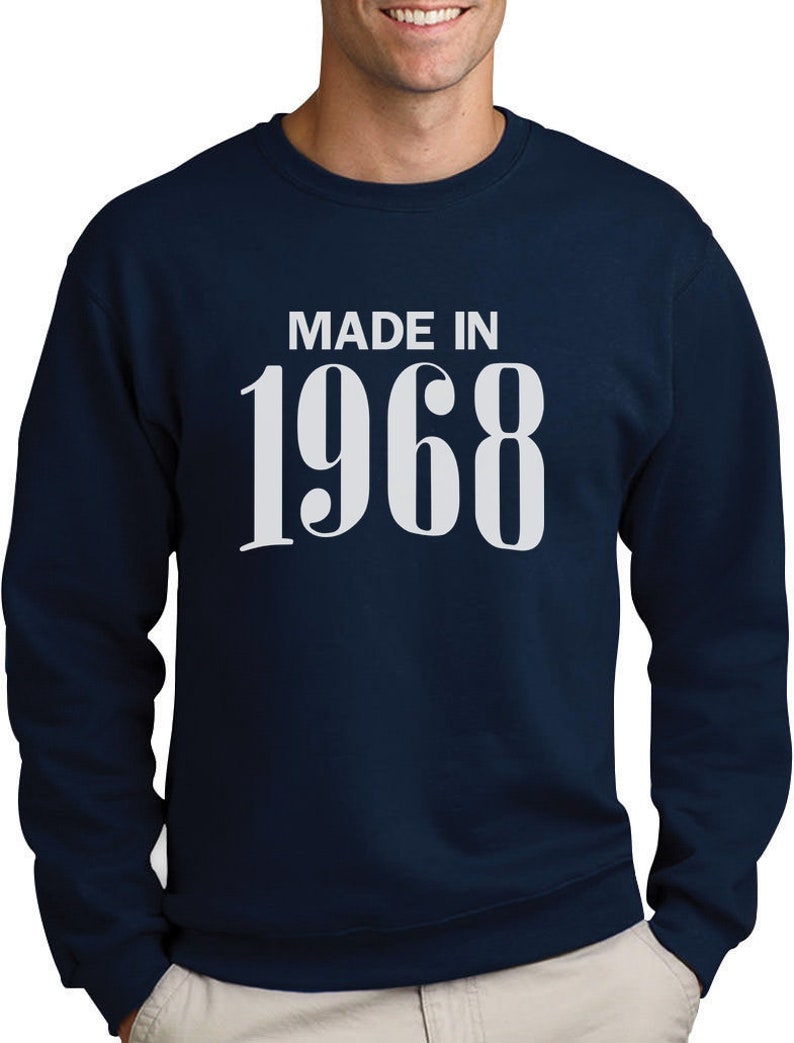Made In 1968 Sweatshirt 51st Birthday Gift Idea