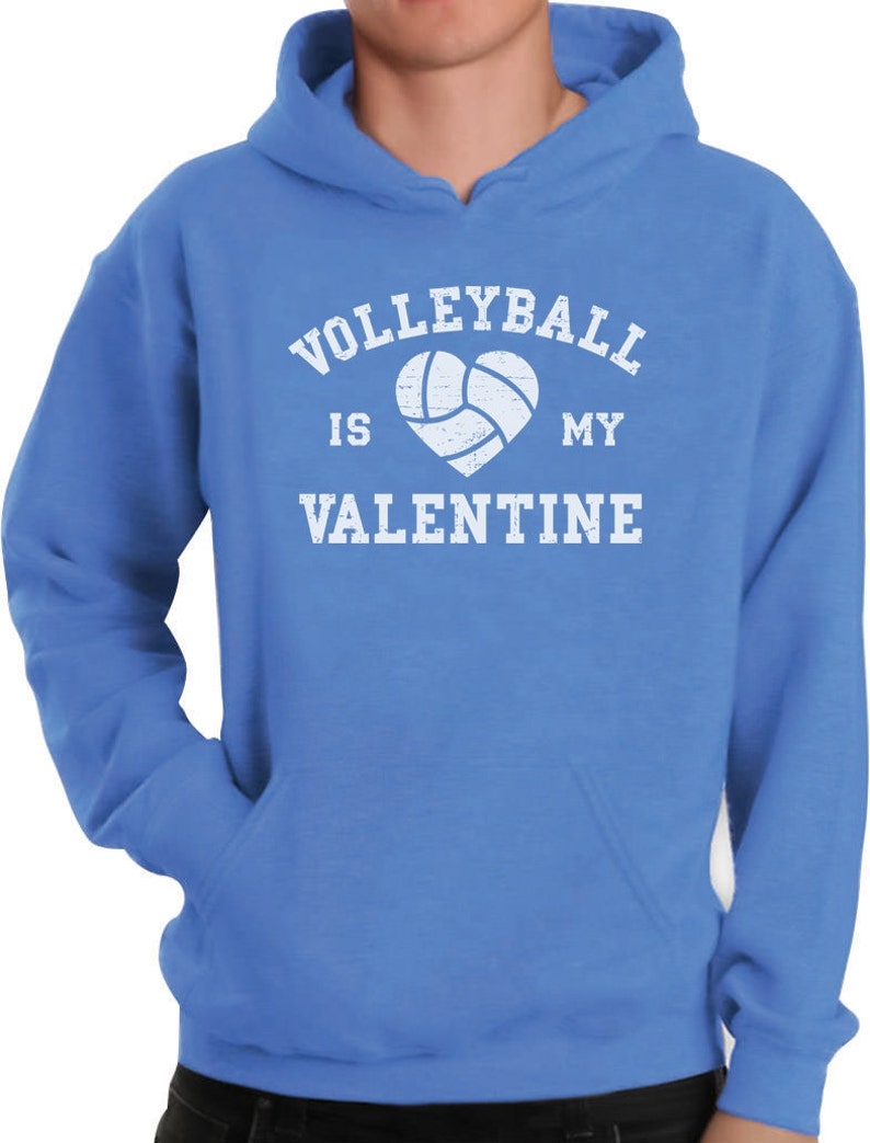Volleyball is My Valentine Men/'s Hoodie