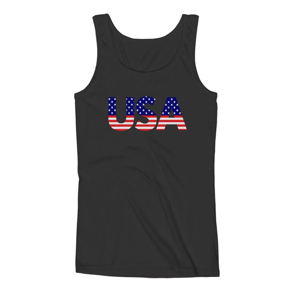 USA Tank Top Independence Day American USA Flag 4th of July | Etsy