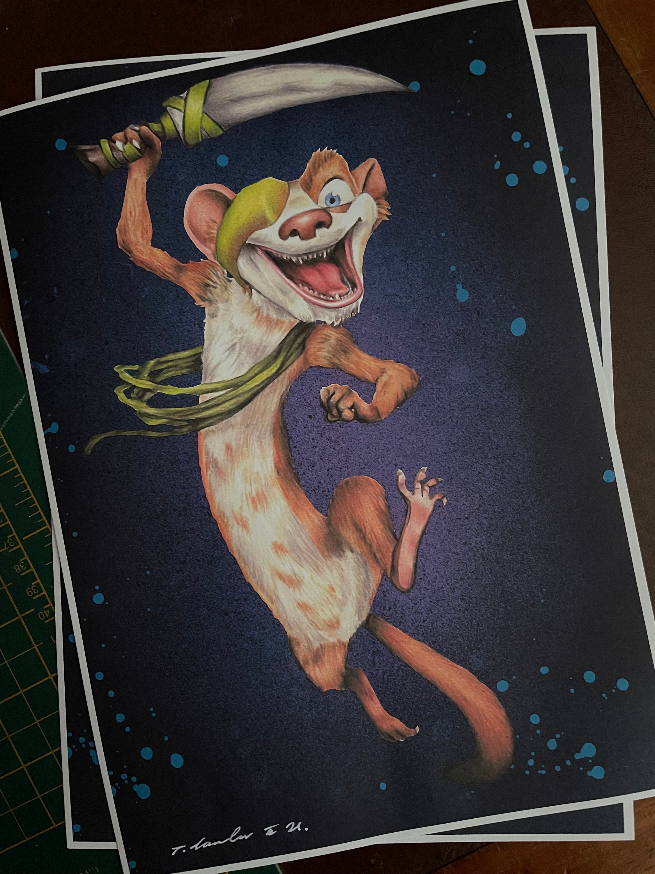 Ice age buck - Etsy België, image size:2250x3000