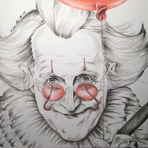 Dibujo original de Jimmy Wise. Fan-ART A4. Jimmy Pennywise / Savile