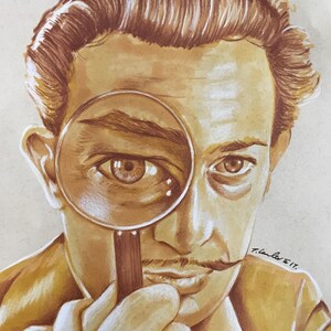 Salvador Dali art / drawing . Original Fan-art . New