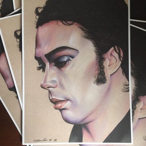 PRINT... Frank N Furter... gesigneerd fan-ART A4. Rocky-horror van Tim Curry
