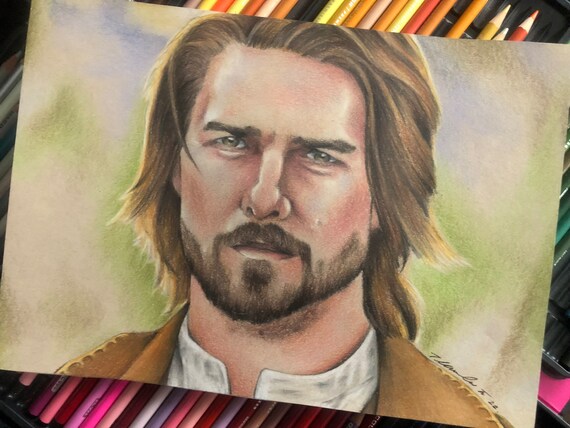 超貴重】トム・クルーズ 直筆サイン色紙 ラストサムライ トム