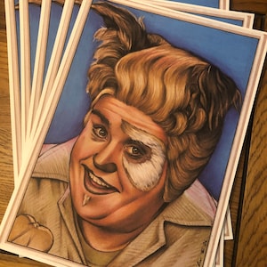 PRINT.. John Candy .. Barf  . signed Fan-ART A4. Spaceballs