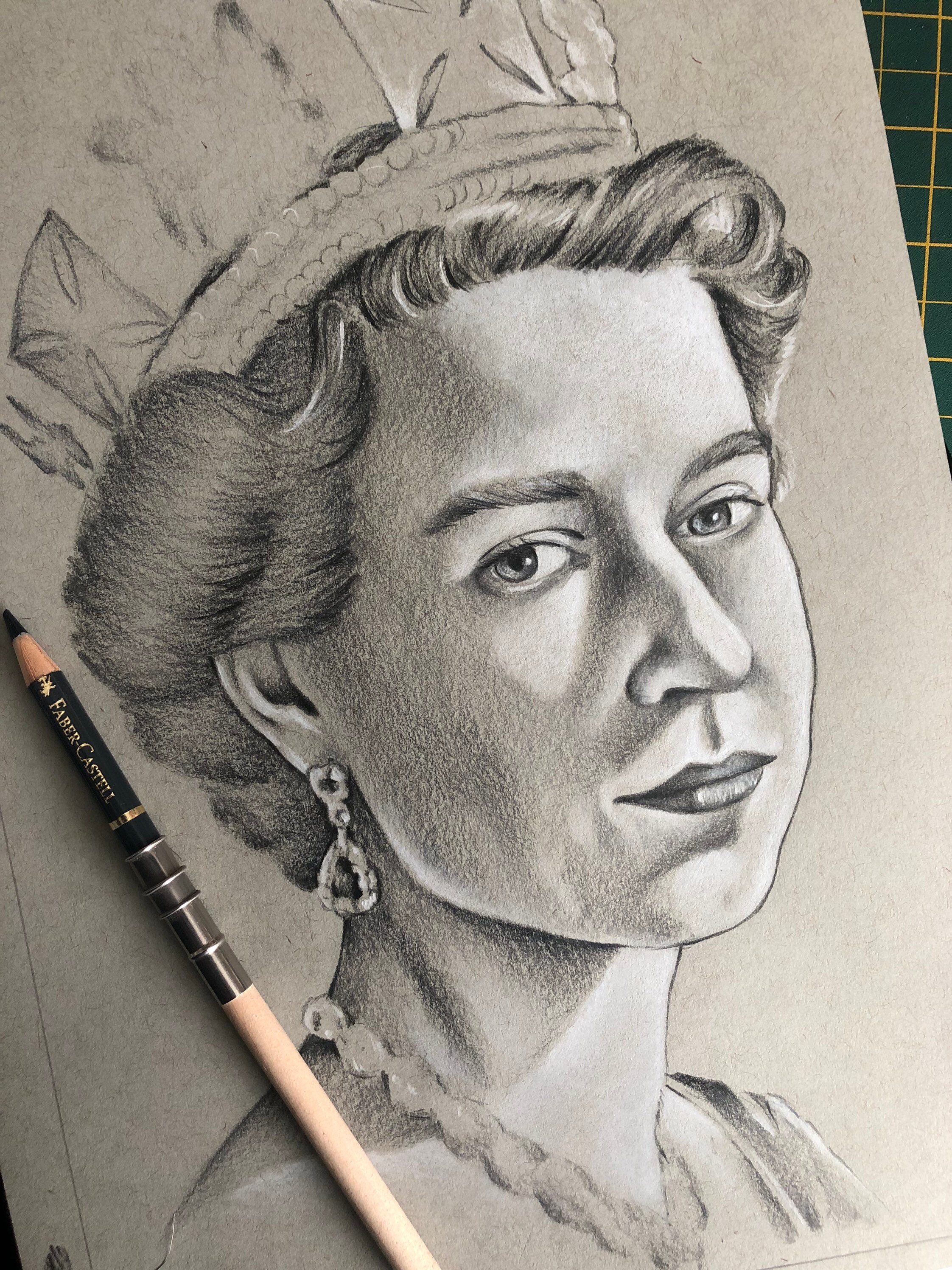 Real Queen Elsa Drawing Pencil on Behance
