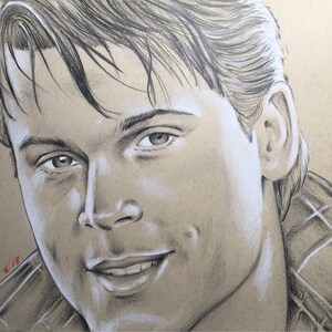 Sodapop Curtis original drawing. Fan-art . The Outsiders . Rob Lowe