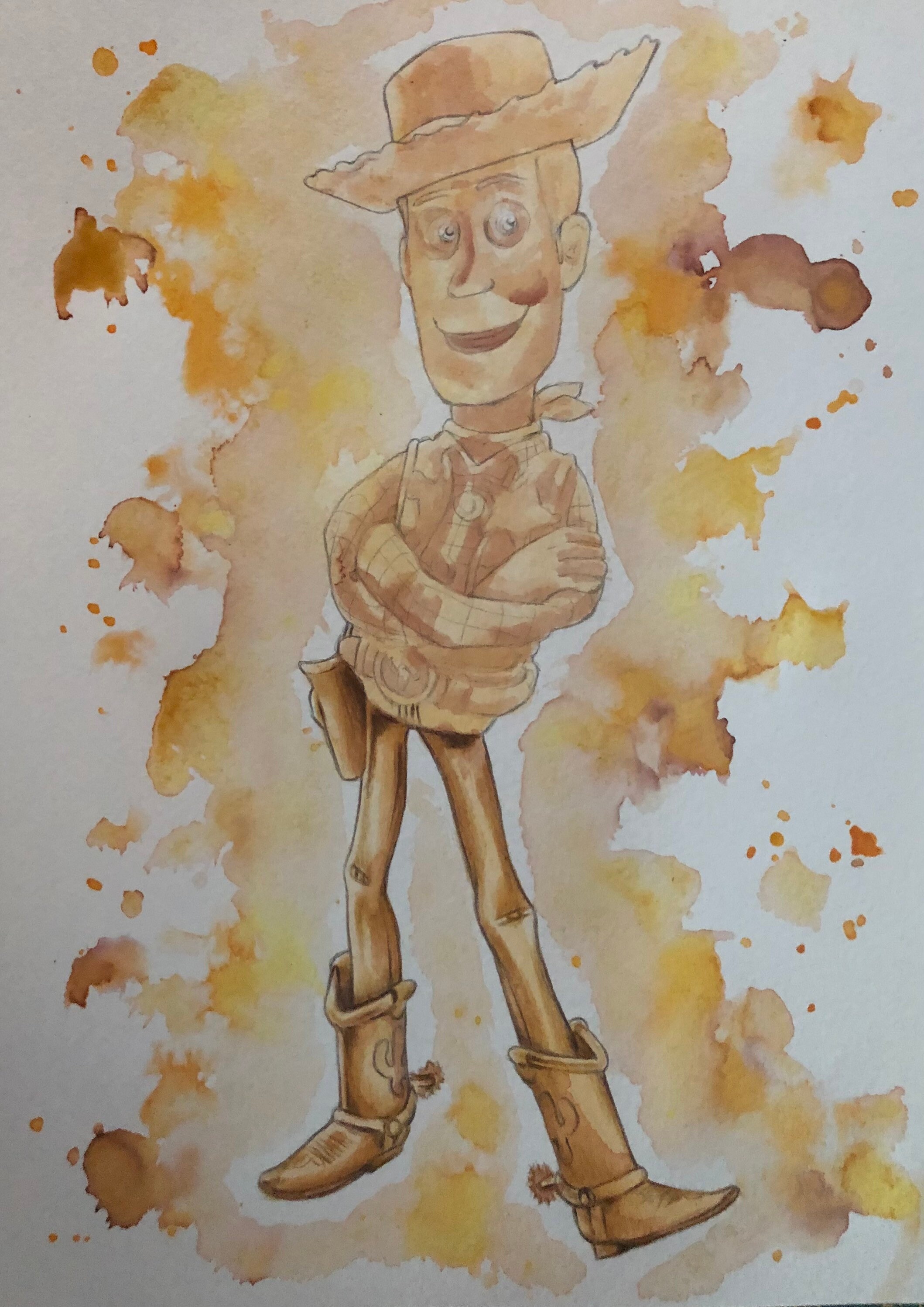 Woody The Cowboy Drawing