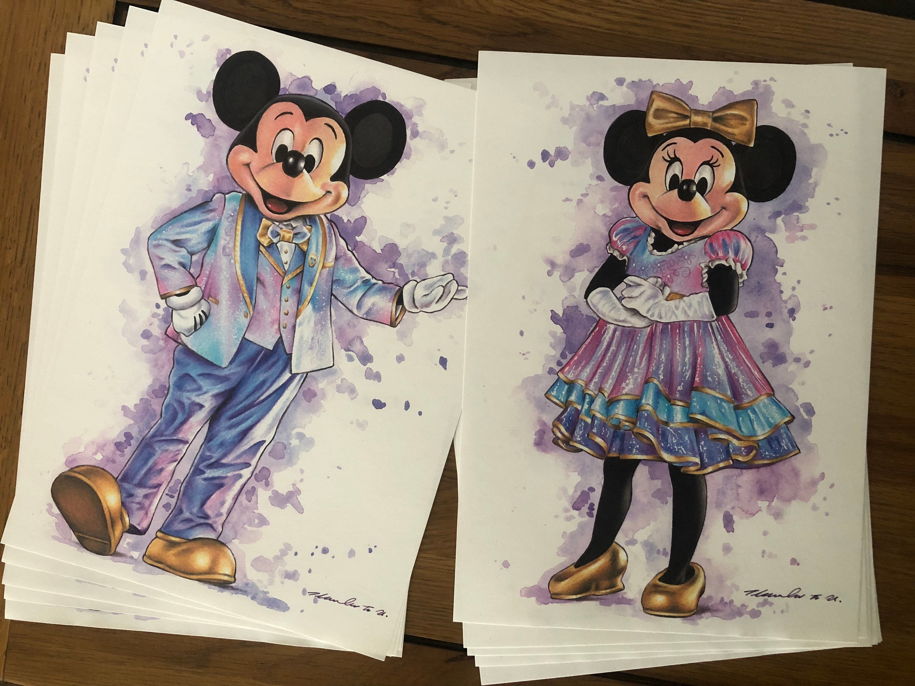 ※未開封　WDW50周年アニバーサリー・ミッキーマウス・ミニーマウス 未開封 WDW50周年アニバーサリー・ミッキーマウス・ミニーマウス