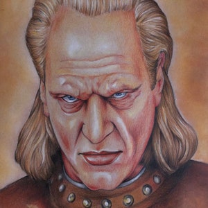 ヴィゴ・ザ・カルパティアのオリジナル鉛筆画。ファンアート A4。ゴーストバスターズ 2