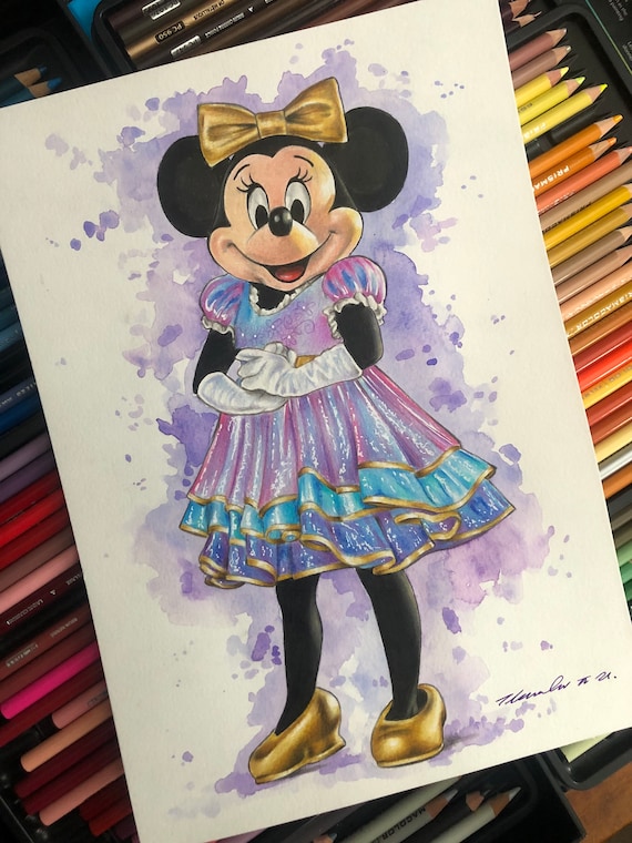ディズニー　絵画　イラスト　アート　ミニーマウス 楽天市場】＼在庫限り／ ディズニー アートパネル ミニーマウス