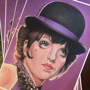 PRINT ...  Liza Minnelli  ... signed Fan-ART A4. Cabaret