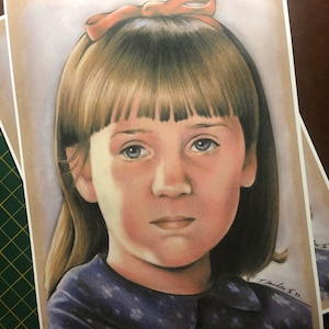 PRINT.... Matilda ... Original Fan-art ..  . signed print . ( 1996 Mara Wilson )