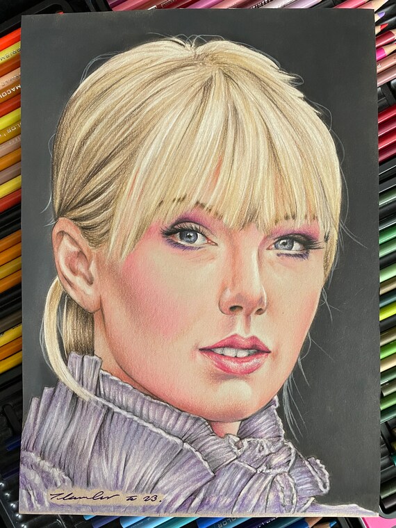 SanilArtist - Drawing Taylor Swift. Taylor Swift . Pencil: Faber