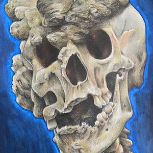 エレファント・マン オリジナルファンアート。Fan-ART UK A4サイズ。ジョセフ・ジョン・メリック