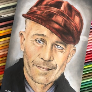 Ed Gein Original Pencil Drawing . Fan-art A4 - Etsy Israel