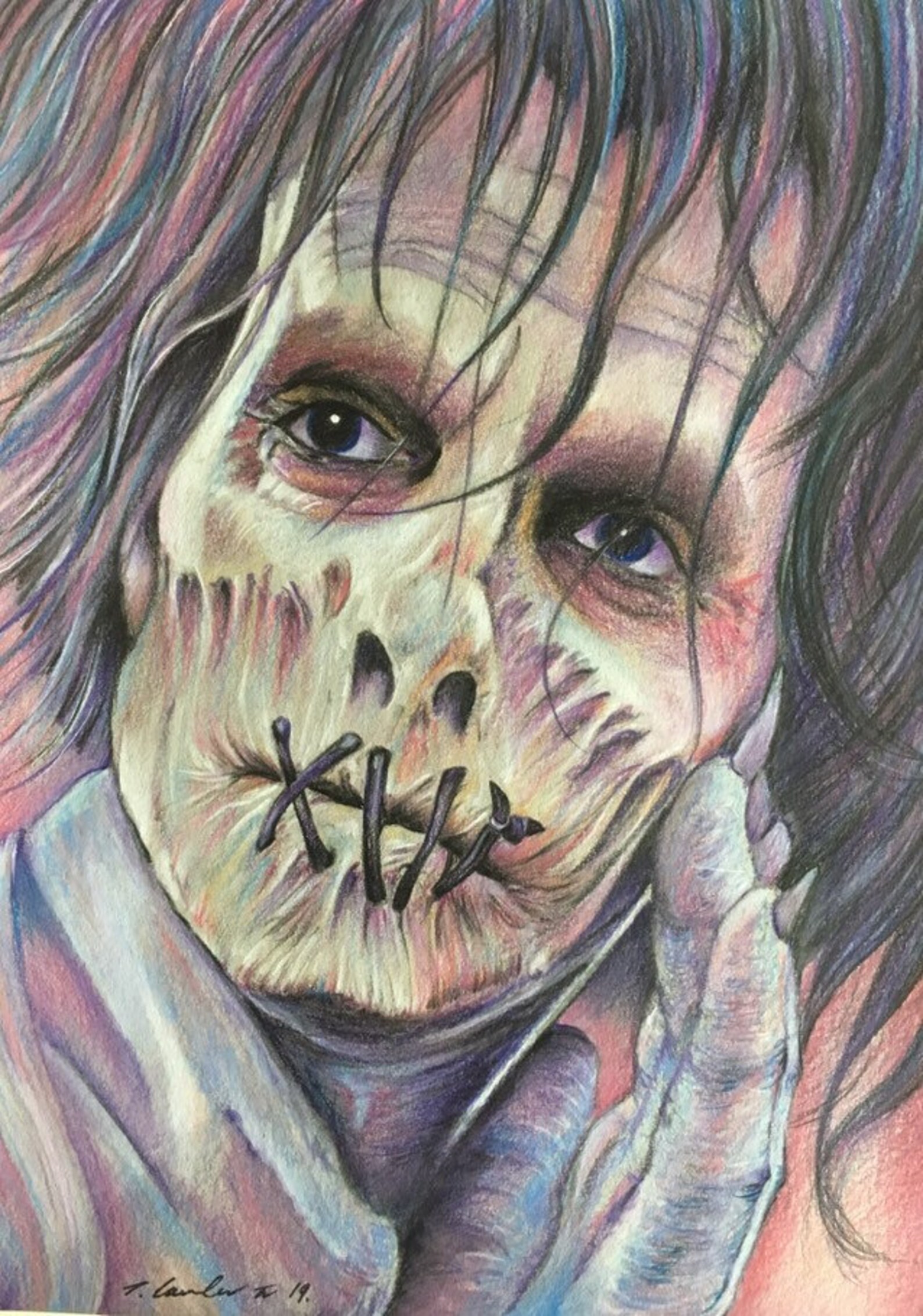 Billy Butcherson Original drawing .Fan-ART A4. Hocus Pocus | Etsy