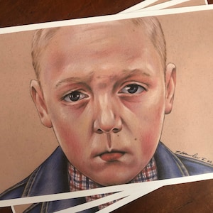 PRINT….. Shaun .. This is England . . signed Fan-ART A4.