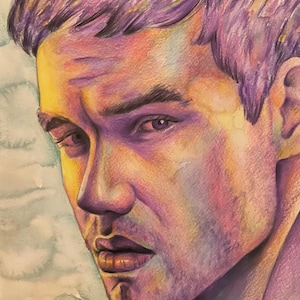 Liam Payne Original Bleistiftzeichnung Fan-Art. Größe A4. Einheitsgröße