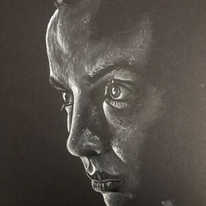 Villanelle Killing Eve Original pencil drawing  Fan-ART A4. Jodie Comer