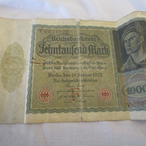 1922 German Marks - Etsy