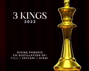 3 Kings 2022 : Filippino - Sri Lankan - Indian Co-Distilled Pure Oud Oil