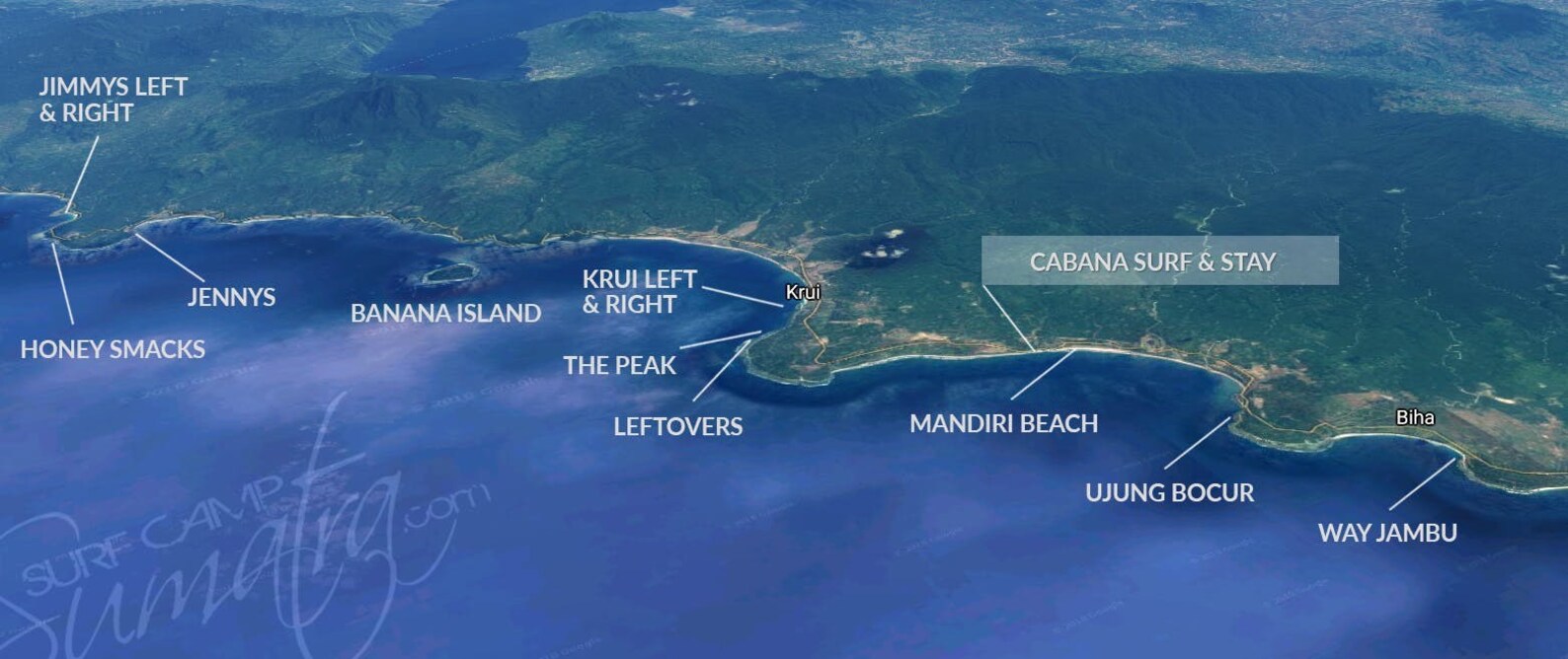 Surfers Paradise Banana Island Krui Sumatra Rare Etsy